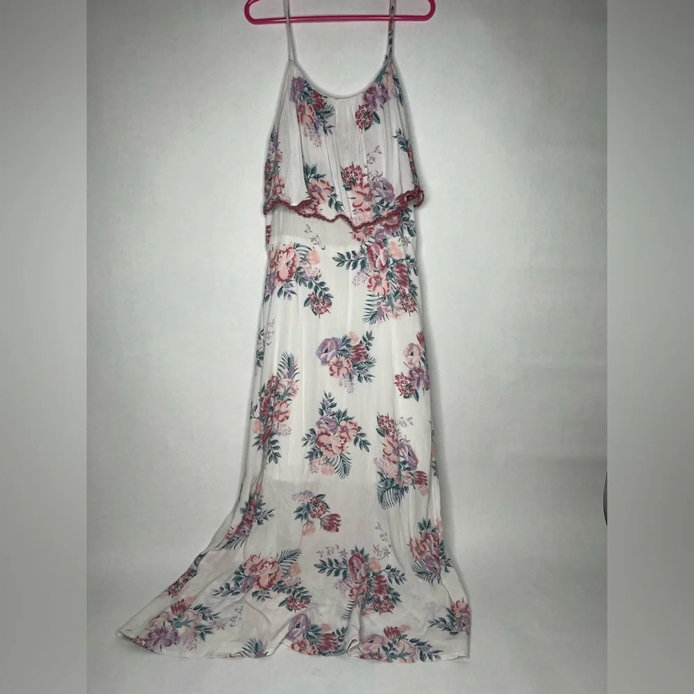 Art Class™ Wedding Wear Sundress Adjustable Strap Off-White‎ Floral  L (10-12)